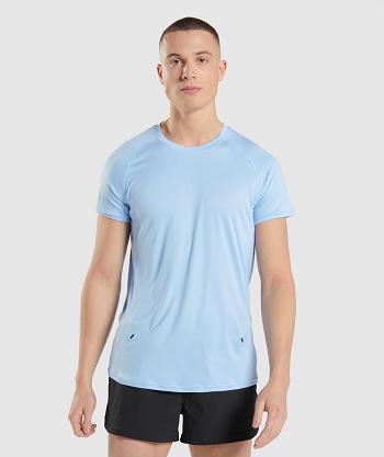 Gymshark Speed Evolve Muške T Shirts Plave | HR 2365FDN